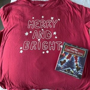 Old Navy Red Crew Neck T-Shirt